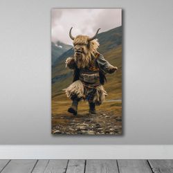 highland guardian,mythical, highland, traditional attire, fantasy, mountains, cultural heritage, rugged terrain, guardia