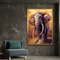 Colorful Elephant ,Multicolor Elephant Canvas, Banksy Art, Wall Art Canvas Design, Ready To Hang Decoration.jpg