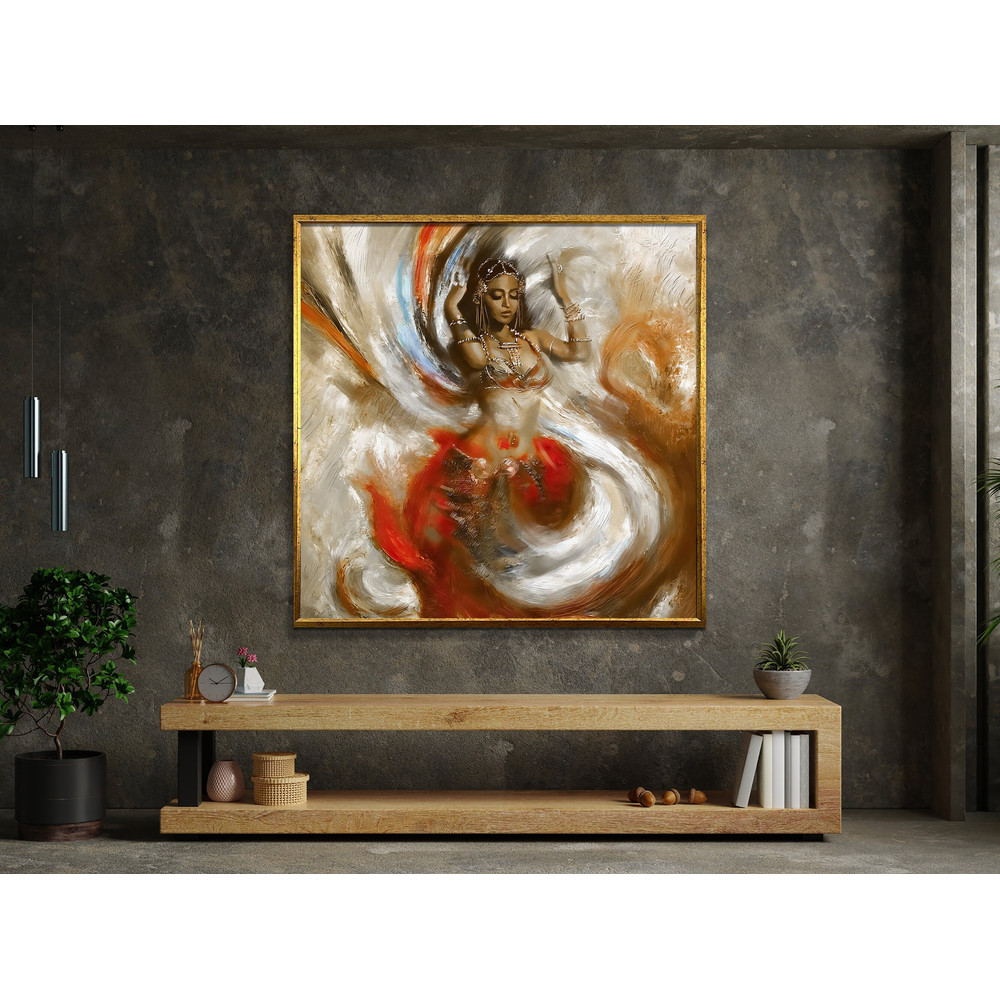dance art print belly dance drawing belly dance picture poster oriental, wall art canvas design, framed canvas ready to hang.jpg