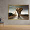 elephant canvas painting, elephant poster, modern wall art, elephant poster, wall art canvas design, framed canvas ready to hang.jpg