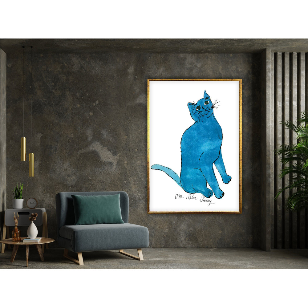cat print on canvas, modern wall art, extra large wall art, animals canvas print, wall art canvas design, framed canvas ready to hang.jpg