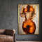 cello wall decor, music wall art, cello and woman, woman wall decor, cello poster, wall art canvas design, framed canvas ready to hang.jpg