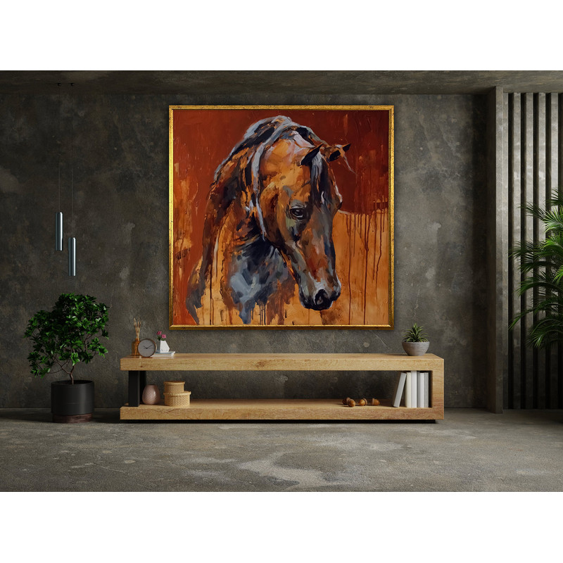 horse wall art, horse canvas art, animal wall art, canvas wall art, horse poster, wall art canvas design, framed canvas ready to hang-1.jpg