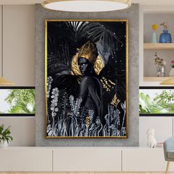 ethnic canvas art, women wall art, canvas wall art, ethnic women wall art, ethnic poster, wall art canvas design, framed