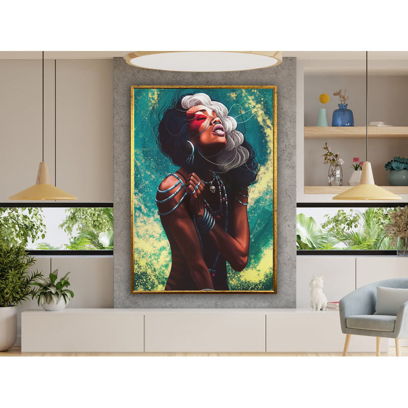 ethnic canvas art, women wall art, canvas wall art, ethnic women wall art, ethnic poster, wall art canvas design, framed ready to hang-5.jpg