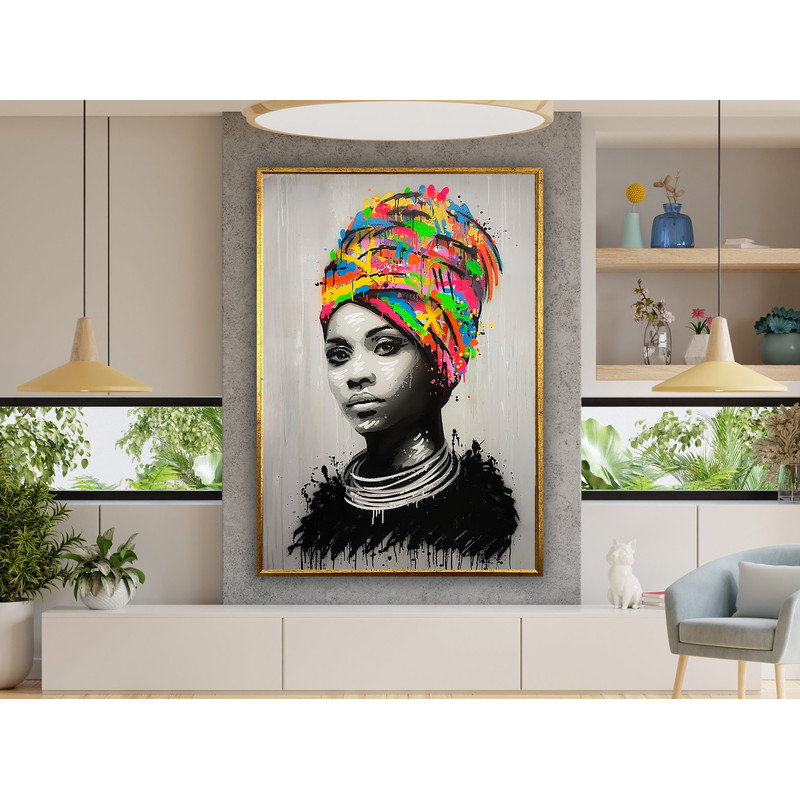 ethnic canvas art, women wall art, canvas wall art, ethnic women wall art, ethnic poster,wall art canvas design, framed canvas ready to hang.jpg