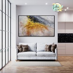 large original painting, handmade home decor, abstract painting, extra large painting, canvas wall art