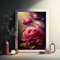 Oil Painting Flowers In A Vase Mother's Day Special Vase Gift For Her Pink Flowers and light Christmas.jpg