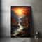 Autumn River Art Canvas Fall Colors Forest River Landscape Nature Painting Perfect To Gift Autumn Lovers Christmas.jpg