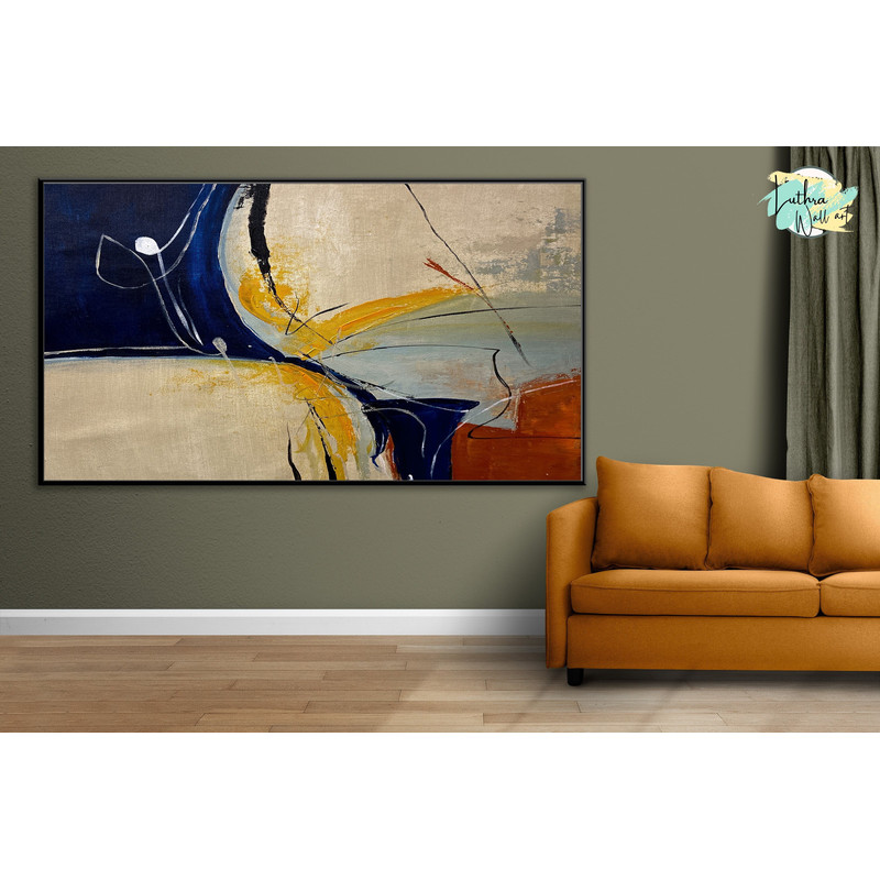 Large Original Painting Acrylic Abstract Artwork For Walls, Abstract Painting On Canvas Wall Art Deco Decor, Vintage Wall Art.jpg