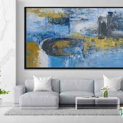 extra large painting on canvas orginal art, wall art abstract painting acrylic office decor, handmade painting abstract