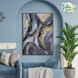 oversized geometric wall art painting large canvas abstract art, abstract oil painting for home decor and gifts, handmad