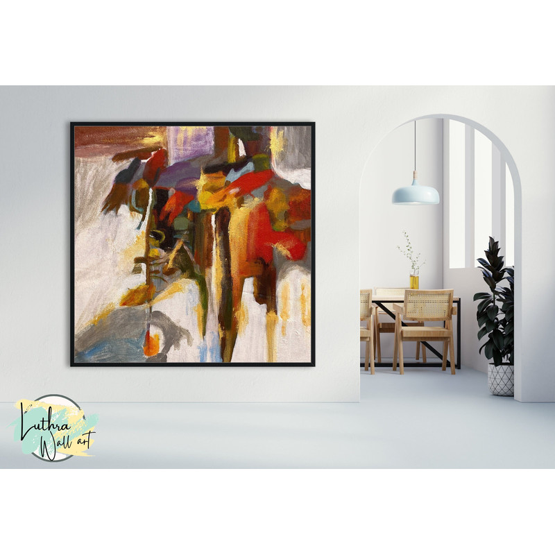 Extra Large Wall Art Abstract Stroke Art Painting At Home Gym Decor, Oversized Brush Wall Art Painting On Canvas Kitchen Wall Decor.jpg
