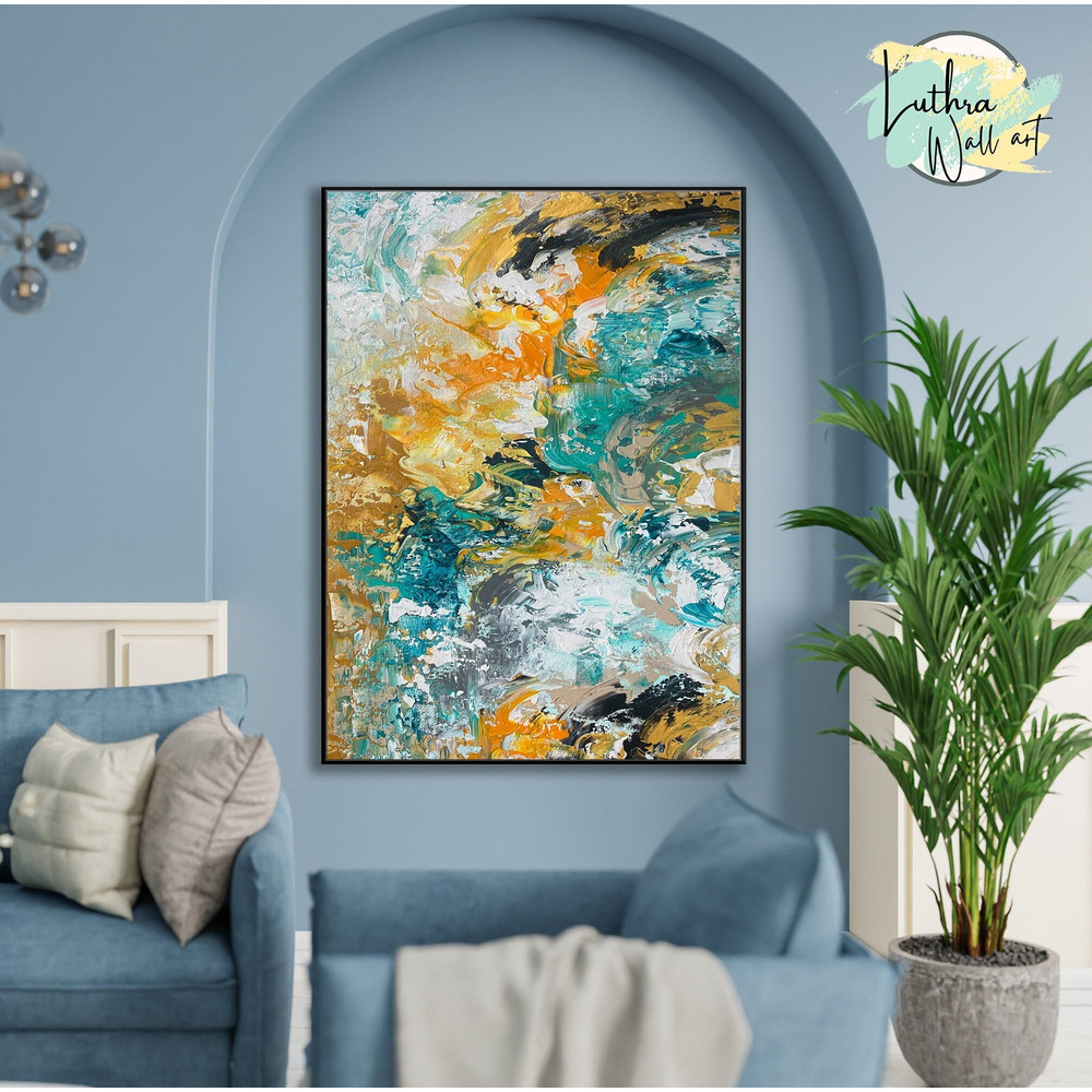 Extra Large Wall Art Textured Abstract Painting On Canvas Art Bedroom Wall Decor, Oversized Texture Wall Art Home Decoration Painting.jpg