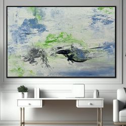 trendy abstract painting large canvas abstract wall art acrylic pour painting original artwork for walls, handmade wall