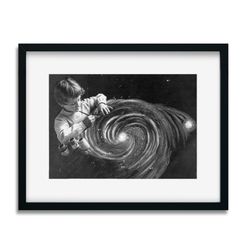 5x7 art print - painting the universe art print