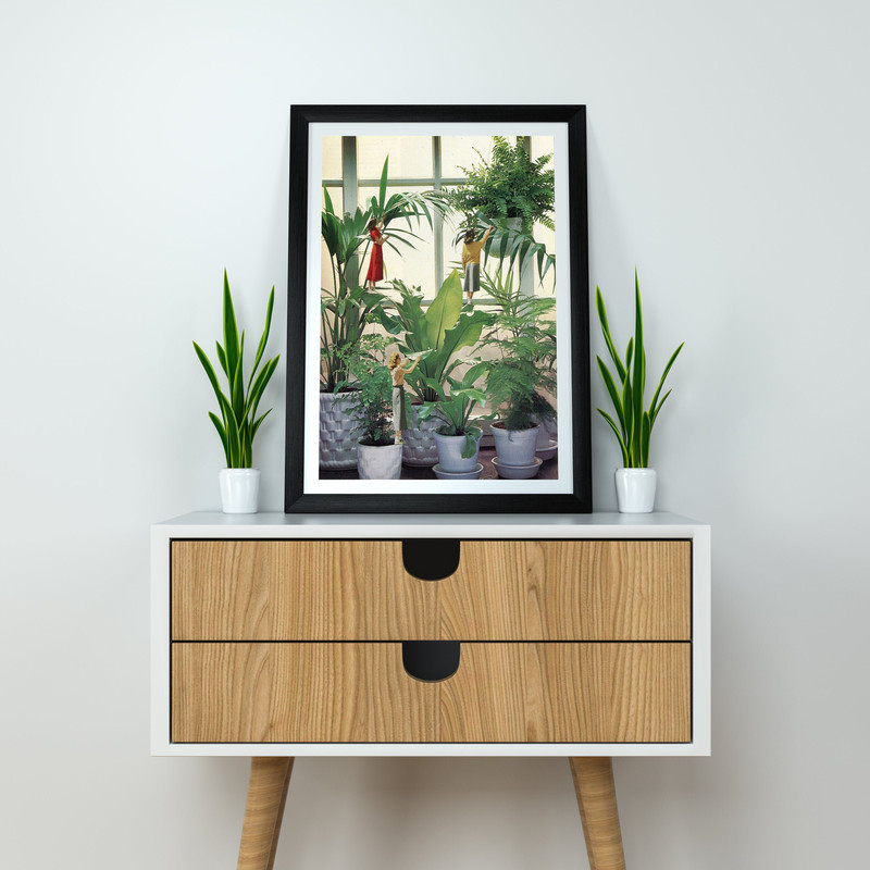 Botanical large wall art, Plants prints, Oversized posters, Hallway prints, living room art.jpg