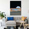 Canvas wall art, Extra large canvas print, Large living room prints, Poster, Space moon Swimming pool.jpg
