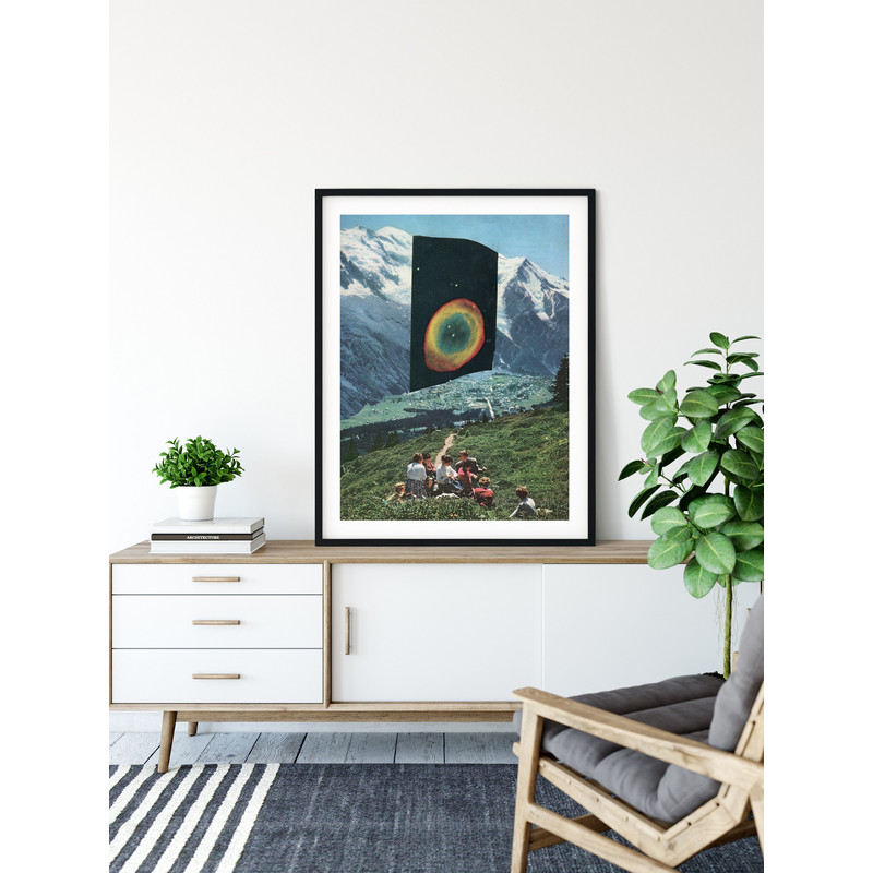 Extra large mountain print, Universe space art, Huge print, Hallway, Living room, Bedroom, Dining room.jpg