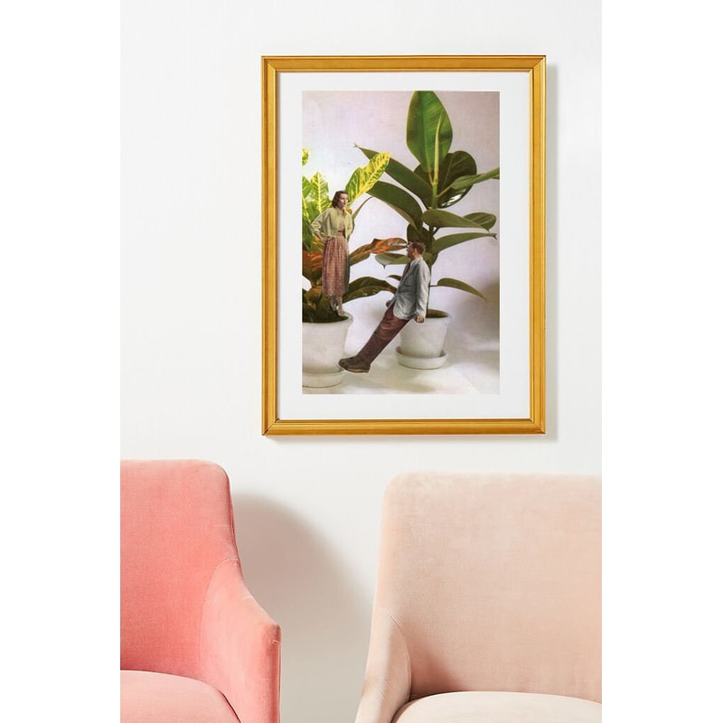 Botanical plant prints - Vintage prints - Mid century art - Indoor plants - Couple art - Anniversary gift.jpg