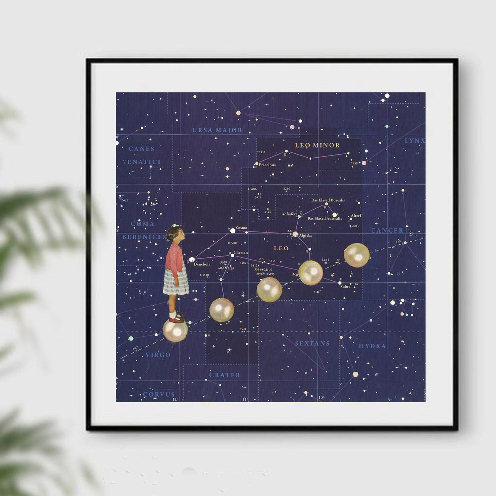Constellation print, Constellation art, Constellation map, Star chart, Space art, Astrology, Wall art, Blue art.jpg