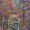 Spring Gated Path, 20x16” oil painting on canvas, vertical, unframed, signed.jpg