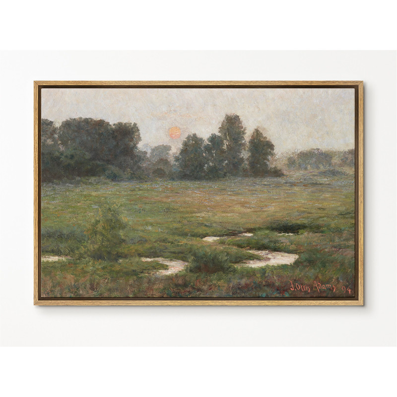 Vintage Landscape Framed Canvas Print  Large Framed Canvas Print with hanging kit.jpg