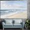 Seaside Print on Canvas Sea Beach Photo Poster Multi Panel Wall Art Coastal Print Neutral Wall Art Ocean Beach Poster for Loft Style Decor.jpg