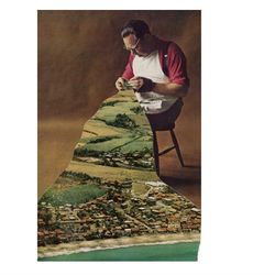 original making of the world collage