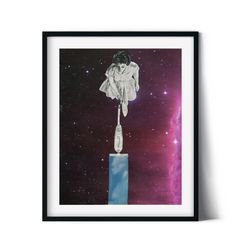 living room wall art, space print, day and night art, kitchen prints, unique art