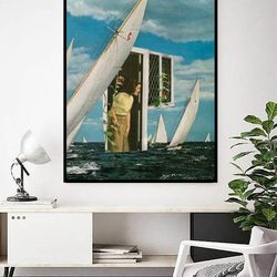 large sea art print - fantasy surrealistic art - modern print - extra large sizes