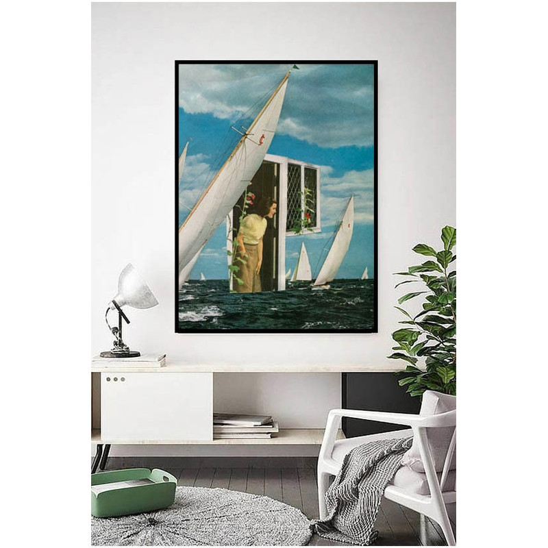 Large sea art print - Fantasy surrealistic art - Modern print - Extra large sizes.jpg