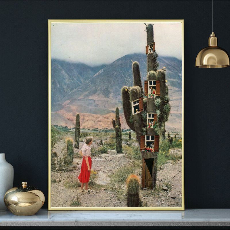 Large wall art, Oversize print, Cactus print, Botanical art, Gift for plant lover-1.jpg