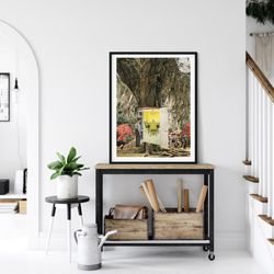 tree print, tree wall art, trees poster, large prints, unique prints, living room art