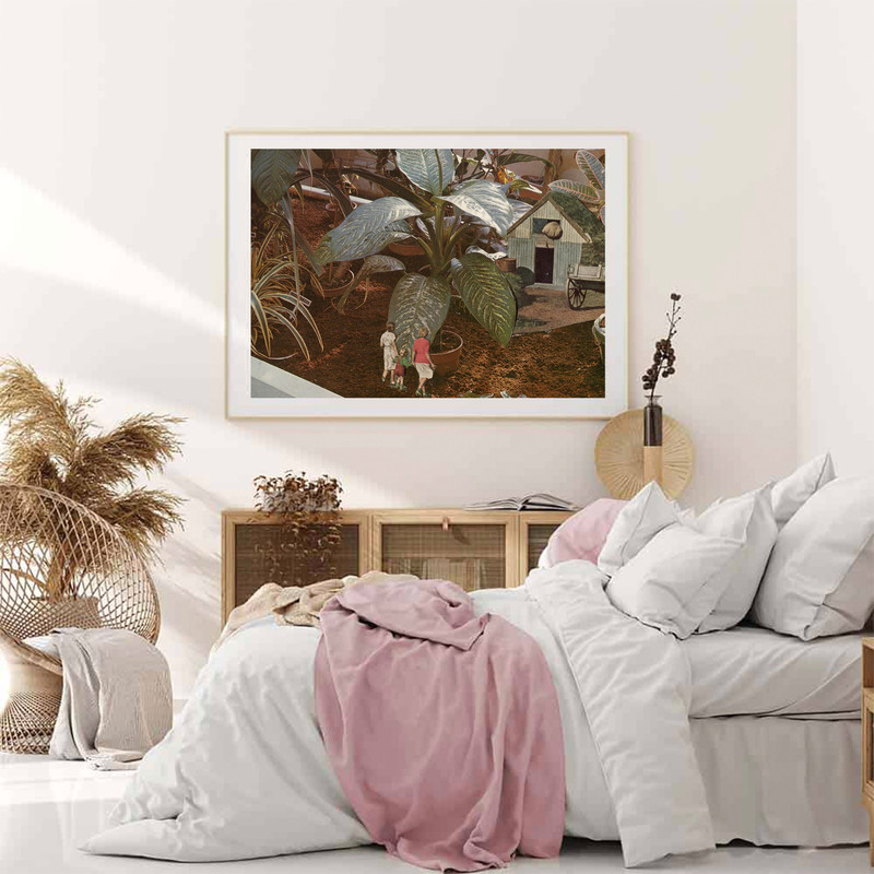 Large botanical art print, oversized wall art for living room, kitchen, bedroom, plants, nature.jpg