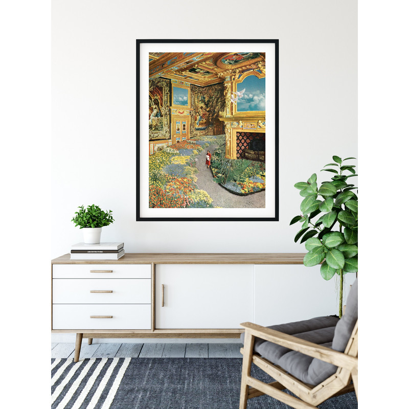 Large wall art print, Inside outside art, Architecture print, Modern art poster, Extra large artwork.jpg