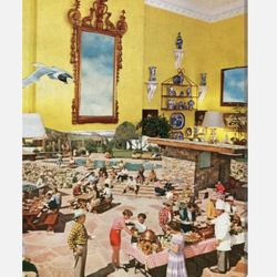 large canvas print, yellow canvas, large living room prints, poster,hallway, swimming pool, ready to hang