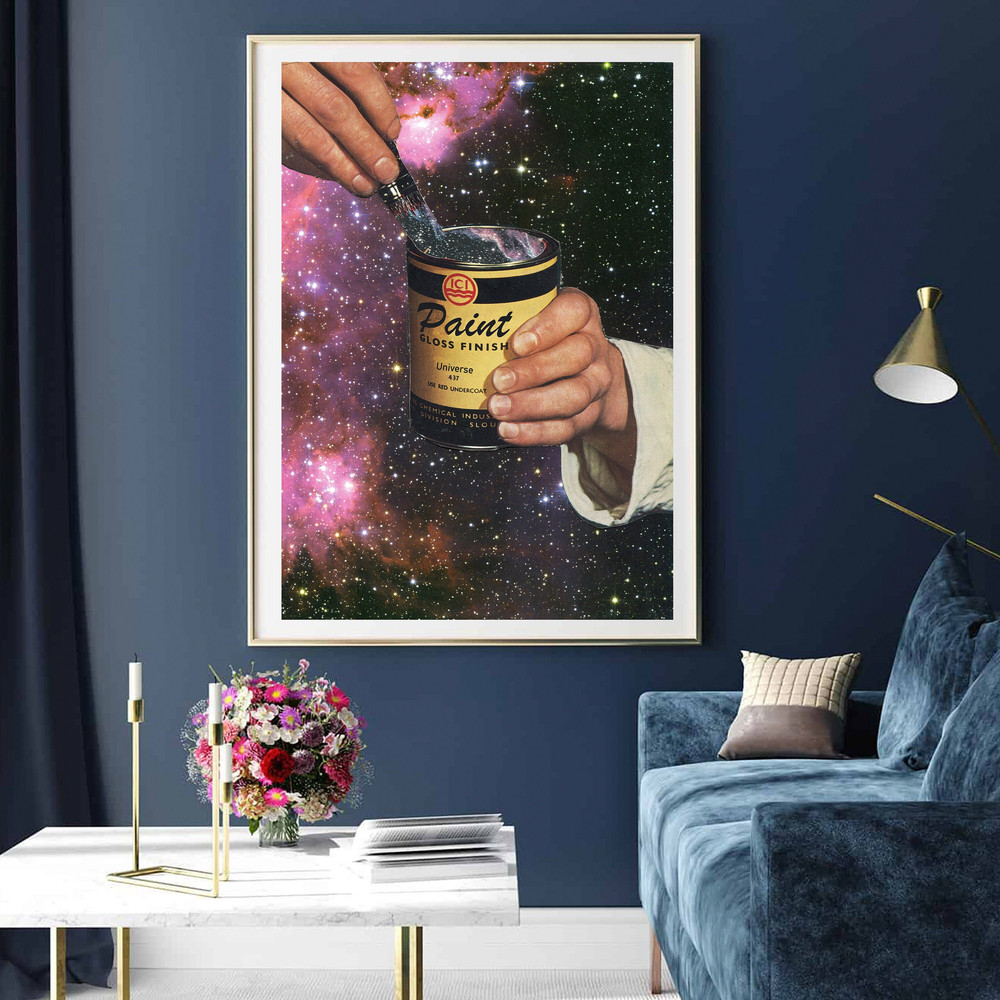 Space art, Universe Large wall art, extra large wall art, large wall print, Hallway art, Living room art.jpg
