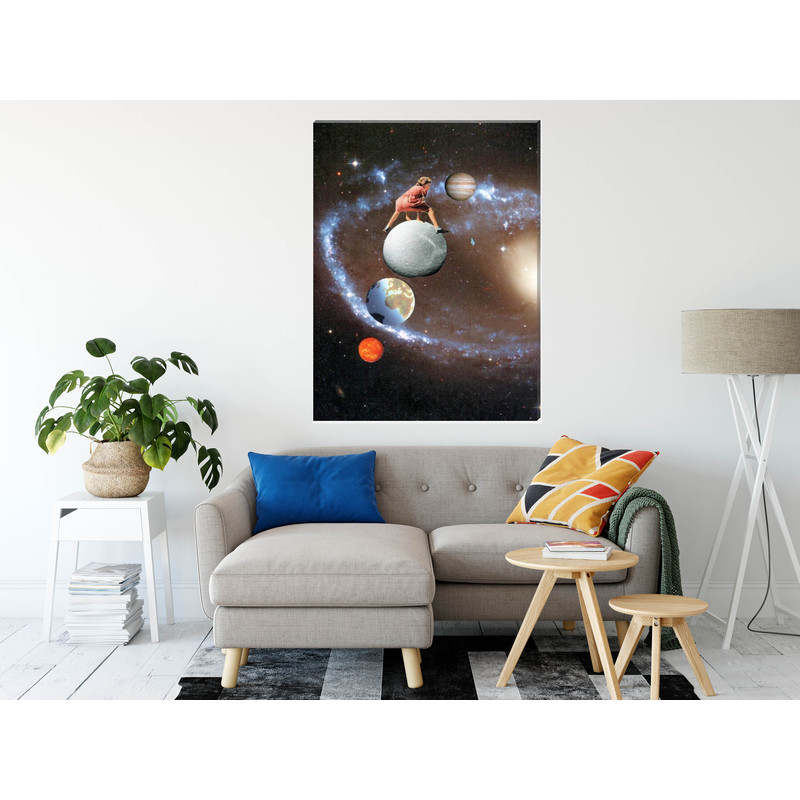 Space large canvas, Canvas art, Extra large print, Universe art, Statement art, Living room wall decor, Poster.jpg