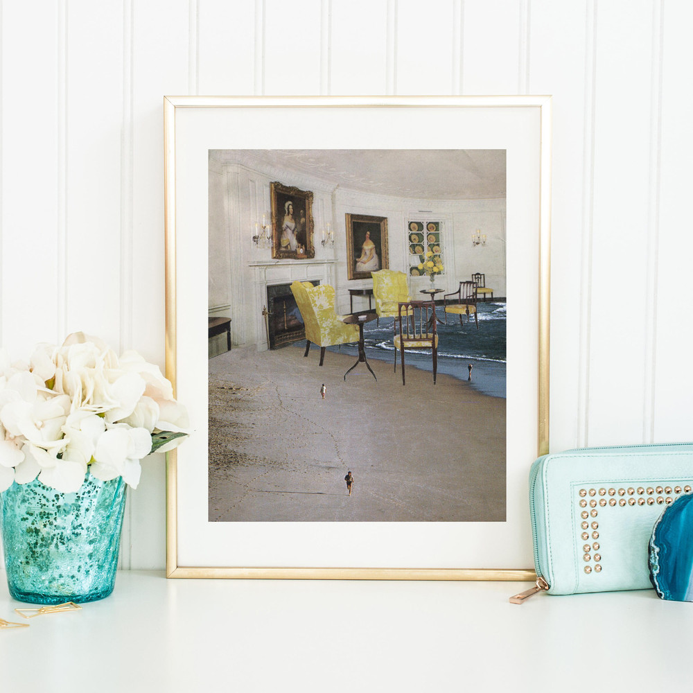 Sea Print, Interior Design, Unique art, Quirky art, Architectural print, Architectural art, Vintage poster, Print art, Prints.jpg