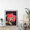 Rose print, Red rose, Floral, flowers, Large print, Large wall art, extra large wall art, large wall print, Hallway art, Livingroom art.jpg