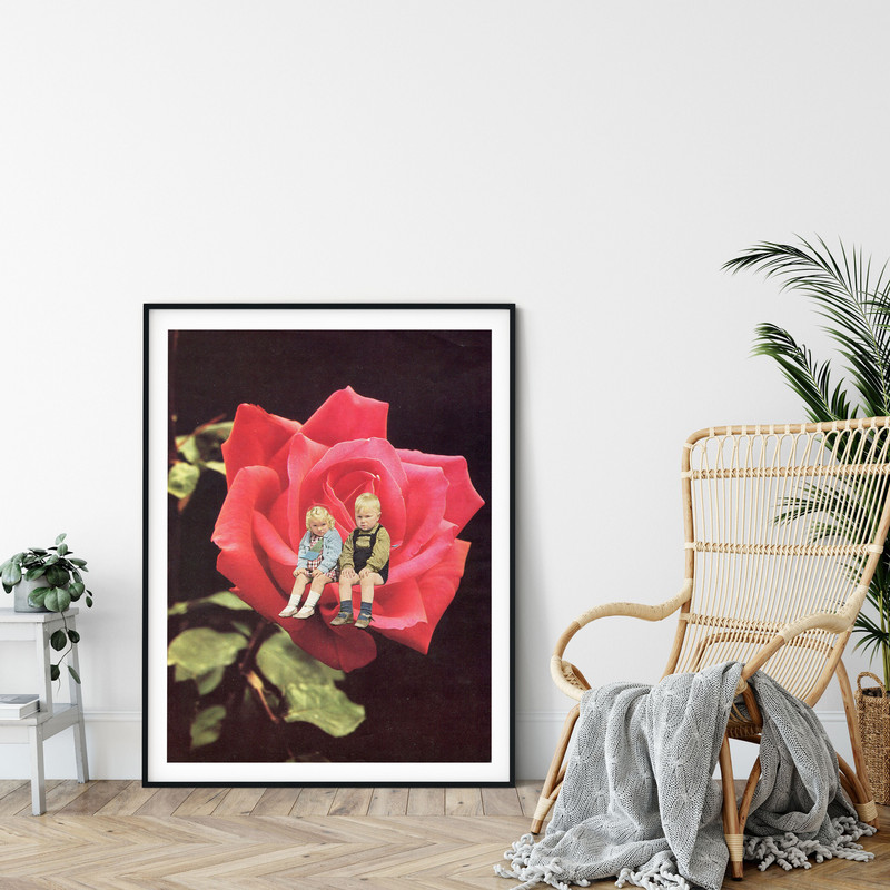 Rose print, Red rose, Floral, flowers, Large print, Large wall art, extra large wall art, large wall print, Hallway art, Livingroom art.jpg