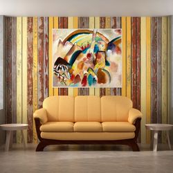 landscape with red spots wassily kandinsky high quality print on canvas bedroom decor reproduction home decor abstract w