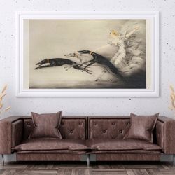 louis icart vitesse speed (1927) art deco print on canvas, reproduction, large wall art gallery wrapped, giclee boudoir