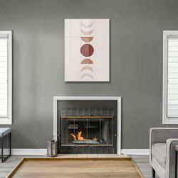 glass wall art, abstract sun wall art, tempered glass wall art, wall hangings, abstract sunrise wall decor, boho style t