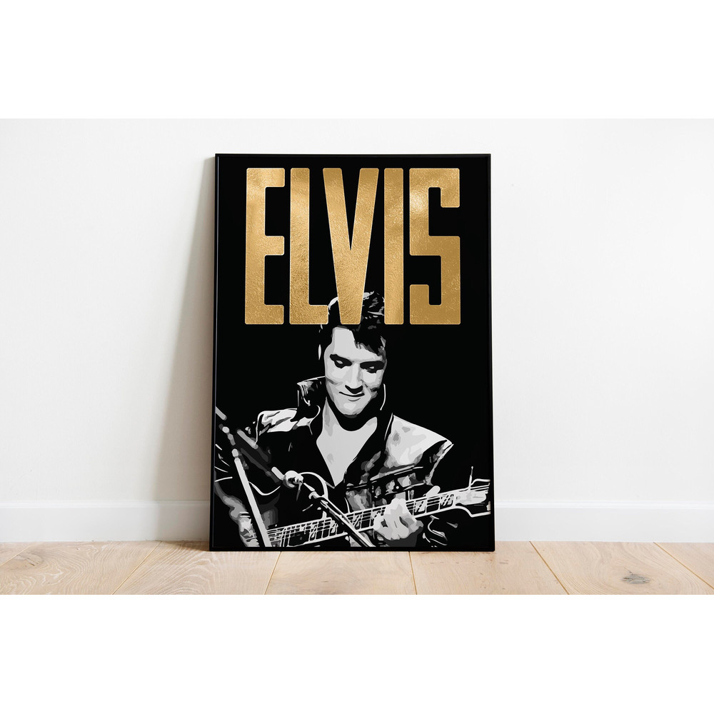 Elvis Presley Poster, Digital Prints, Instant Download,  Music Art, Home Decor, Wall Art, Band Poster.jpg