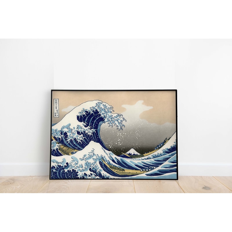Hokusai's The Great Wave Art Print, Japanese Vintage Art Poster, Instant Digital Download, Wall Art, Paintings.jpg