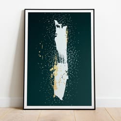 abstract brush strokes wall art poster, office decor, fine art, modern paintings, digital art, wall art paintings