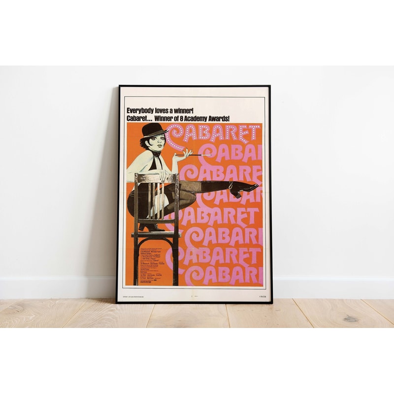 Cabaret Movie Poster, Vintage Movie Poster, Vintage Film Art, Classic Movie Poster, Retro Movie Poster, Movie Poster Wall Art.jpg