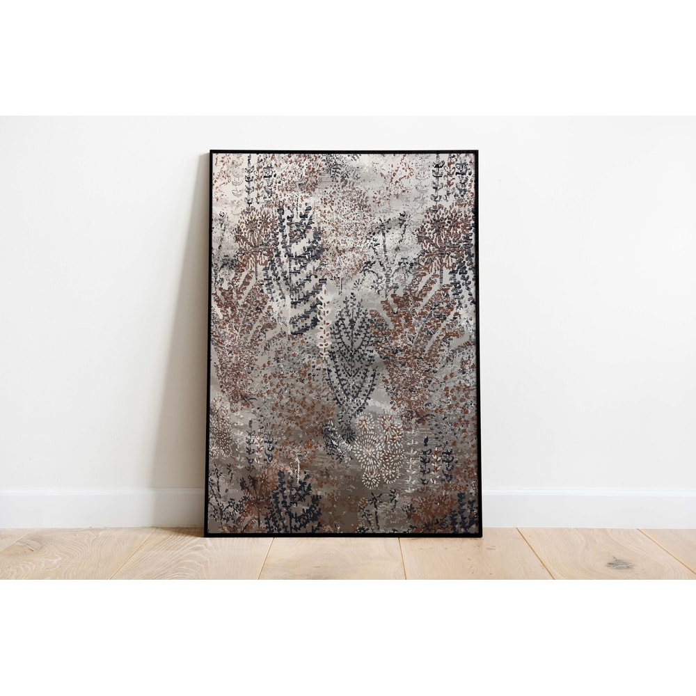 Forest Suede Effect Wall Art, Floral Prints, Living Room decor, Printable, Vintage Decor, Nature Painting, Poster, Wall Art, Paintings.jpg